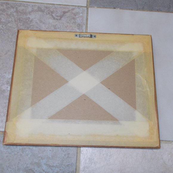 Scenic wildlife print  matted & framed, approximately11 3/4"x9 3/4" - Picture 4 of 4